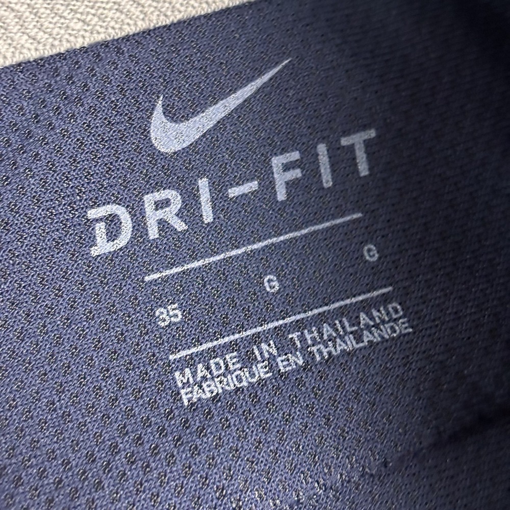 Nike Men's 35 Blue Heather Casual Athleisure DriFit 10" Shorts Stretch - Picture 3 of 10
